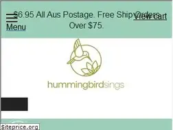 Sites similar to hummingbirdsings.com.au