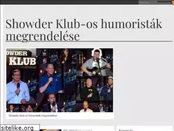 Sites similar to humorista.blog.hu