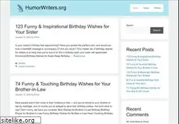 Sites similar to humorwriters.org