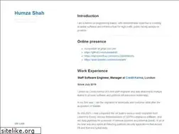 Sites similar to humza.sh