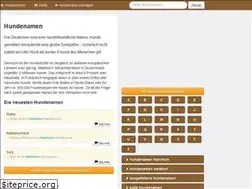 Sites similar to hunde-namen.net
