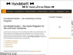 Sites similar to hundebett-kaufen.de
