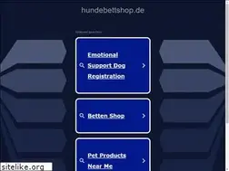 Sites similar to hundebettshop.de