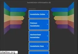 Sites similar to hundefutter-information.de