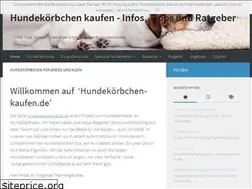 Sites similar to hundekoerbchen-kaufen.de