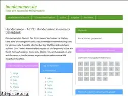 Sites similar to hundenamen.de