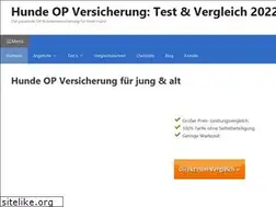 Sites similar to hundeopversicherung-xxl.de