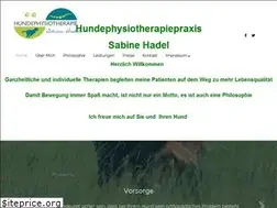 Sites similar to hundephysio-sabine-hadel.de