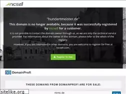 Sites similar to hundertmeister.de