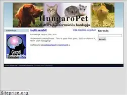 Sites similar to hungaropet.com