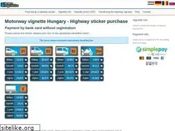 Sites similar to hungary-vignette.eu