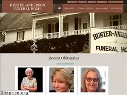 Sites similar to hunter-andersonfuneralhome.com