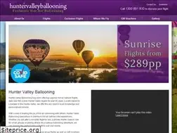 Sites similar to huntervalleyballooning.com.au