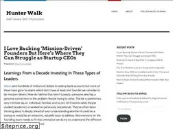 Sites similar to hunterwalk.com