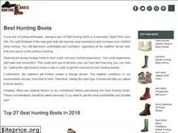 Sites similar to huntingbootspro.com