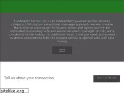 Sites similar to huntingtonescrow.com