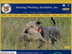 Sites similar to huntingworkingairedales.com