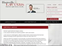 Sites similar to huntsvillelawyers.com