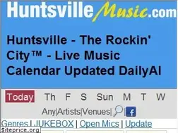 Sites similar to huntsvillemusic.com