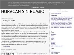 Sites similar to huracanperdido.blogspot.com