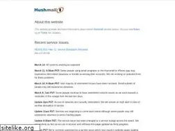 Sites similar to hushmailstatus.com