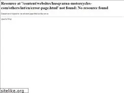 Sites similar to husqvarna-motorcyclesna.com