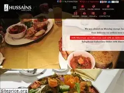 Sites similar to hussainsrestaurant.co.uk