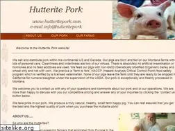 Sites similar to hutteritepork.com