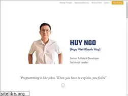 Sites similar to huynvk.dev