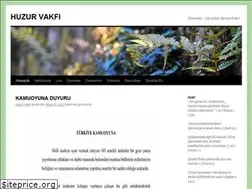 Sites similar to huzurvakfi.org.tr