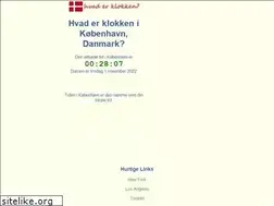 Sites similar to hvad-er-klokken.info