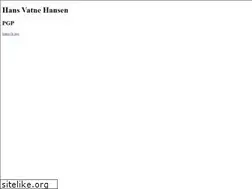 Sites similar to hvh.no