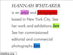 Sites similar to hwhitaker.com