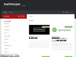 Sites similar to hwiveloper.github.io