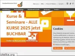 Sites similar to hwk-erfurt.de