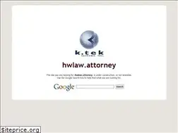 Sites similar to hwlaw.attorney