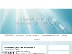 Sites similar to hyalurongel.com