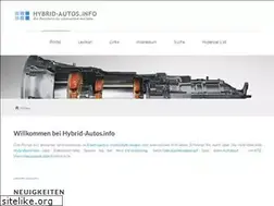Sites similar to hybridantrieb.org