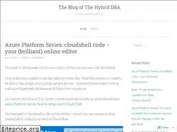 Sites similar to hybriddbablog.com