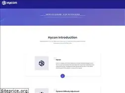 Sites similar to hycon.io