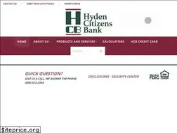 Sites similar to hydencitizensbank.com