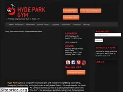 Sites similar to hydeparkgym.com