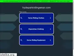 Sites similar to hydeparkridingwear.com