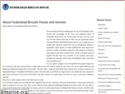 Sites similar to hyderabadbiryanihouseca.com