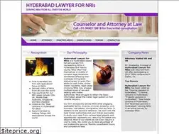 Sites similar to hyderabadlawyer4nris.com