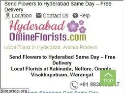 Sites similar to hyderabadonlineflorists.com