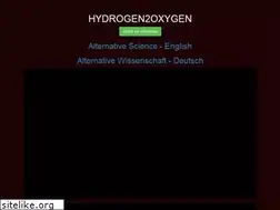 Sites similar to hydrogen2oxygen.net