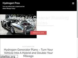 Sites similar to hydrogenpros.com
