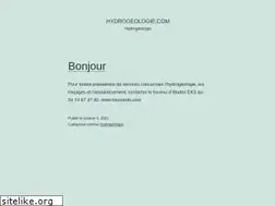 Sites similar to hydrogeologie.com