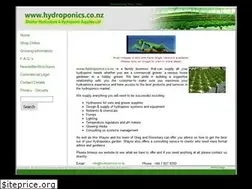 Sites similar to hydroponics.co.nz